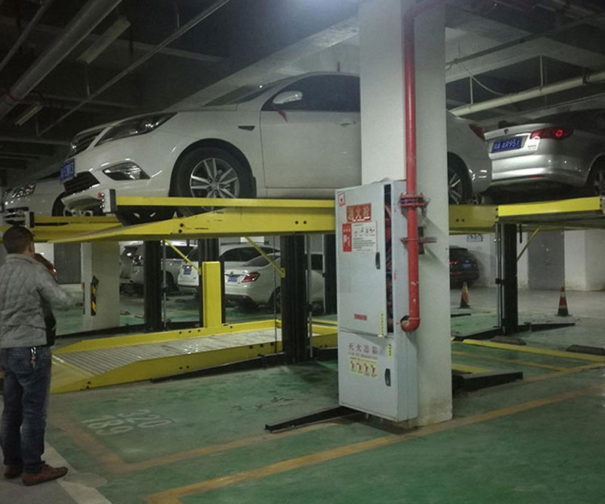 兩層升降平移機械車位維保