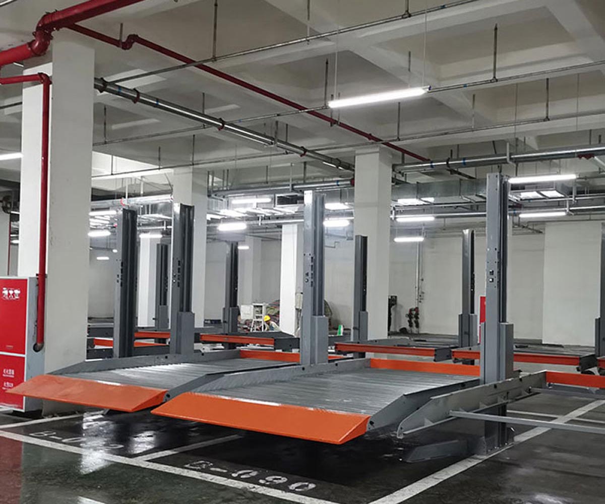 兩層升降橫移式機(jī)械立體車(chē)庫(kù)租賃