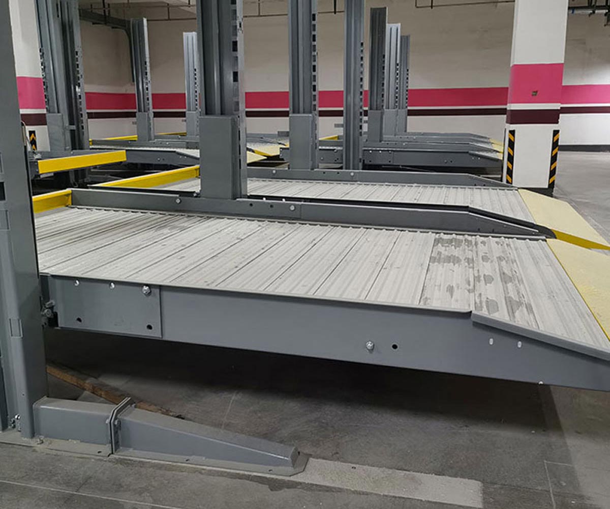 兩層升降平移機械式停車設(shè)備改造