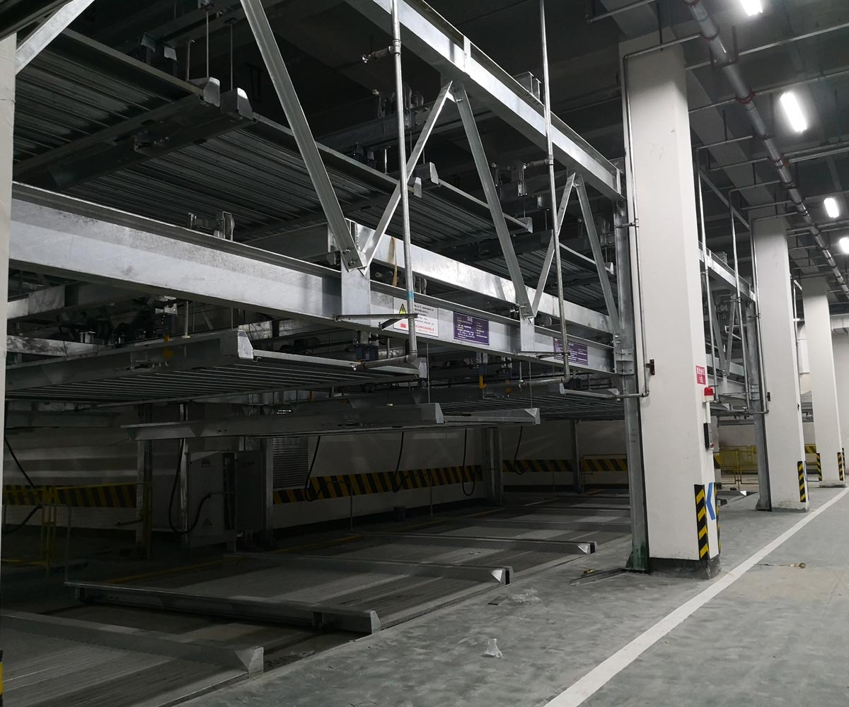 兩層升降停車立體車庫