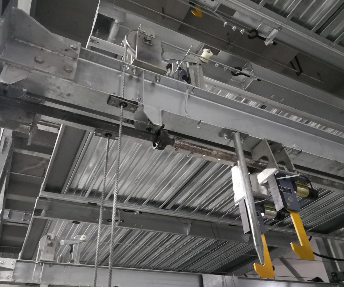 畢節(jié)負一正三地坑式四層升降橫移式機械車庫