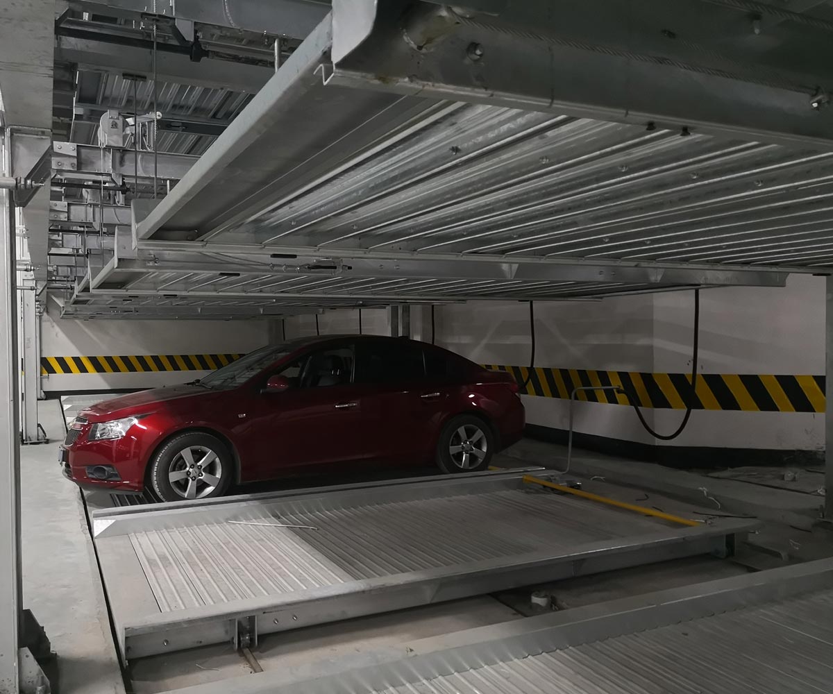 白云負一正四地坑式五層升降橫移式機械車庫